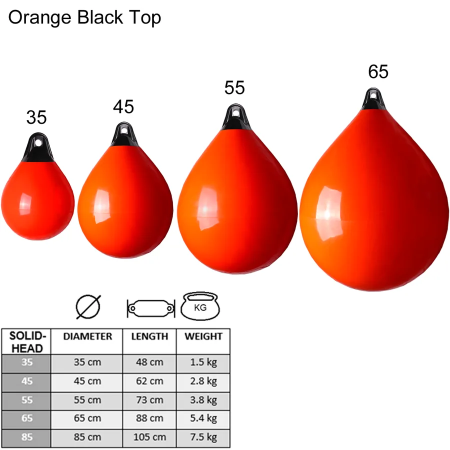 Buoy Solid Head Orange Dh1 35Cmx48Cm